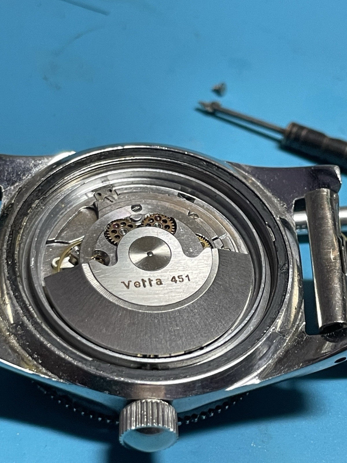 Vetta Super Diver 1960 Oversize Rare Case Patent Aka Titus Calipsomatic, Doyle